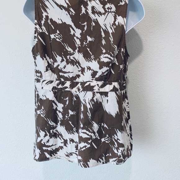 Ann Taylor woven Tank Beige cream 6 - Picture 3 of 6